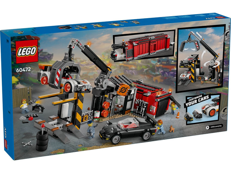 LEGO City 60472 Schrottplatz mit Autos