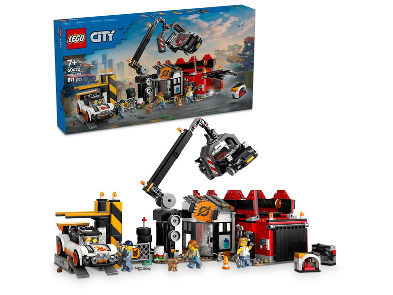 LEGO City 60472 Schrottplatz mit Autos