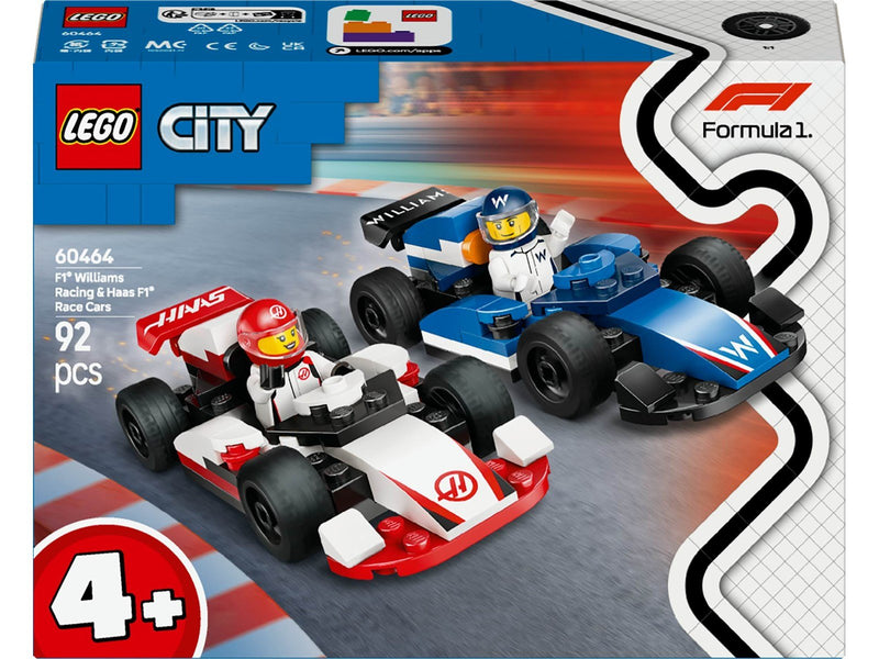 LEGO City 60464 F1® Williams Racing und Haas F1® Rennautos
