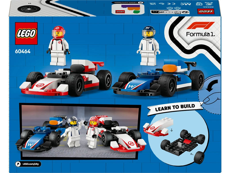 LEGO City 60464 F1® Williams Racing und Haas F1® Rennautos