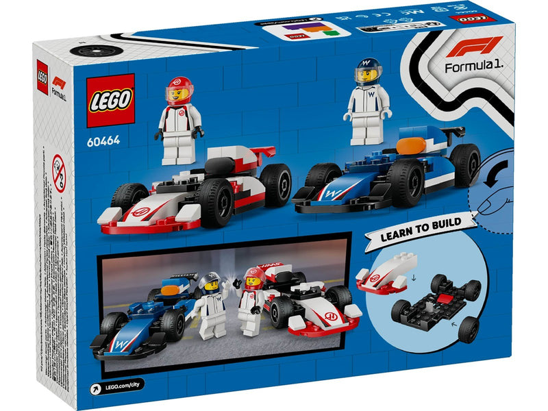 LEGO City 60464 F1® Williams Racing und Haas F1® Rennautos