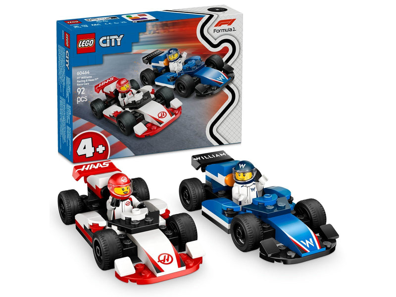 LEGO City 60464 F1® Williams Racing und Haas F1® Rennautos