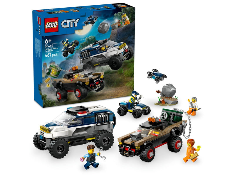 LEGO City 60449 Verfolgungsjagd im Polizeigeländewagen