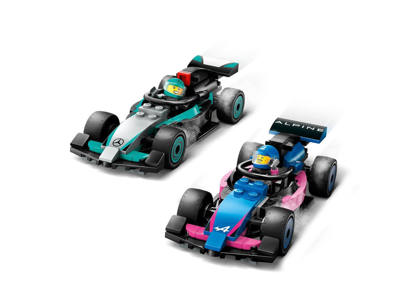 LEGO City 60444 F1® Garage mit Mercedes-AMG & Alpine Rennautos