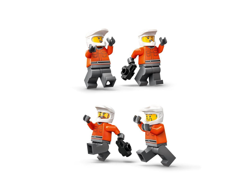 LEGO City 60443 F1® Boxenstopp mit Boxencrew und Ferrari Flitzer