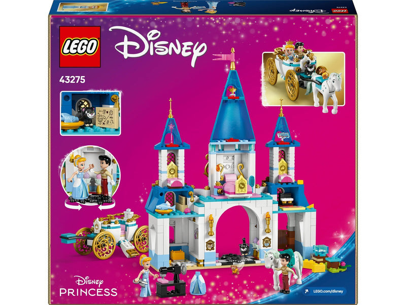 LEGO Disney 43275 Cinderellas Schloss und Pferdekutsche