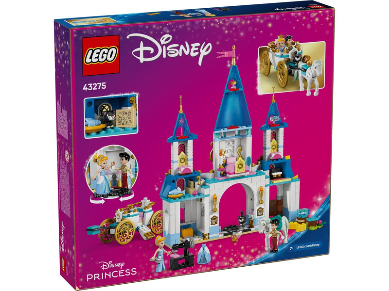 LEGO Disney 43275 Cinderellas Schloss und Pferdekutsche