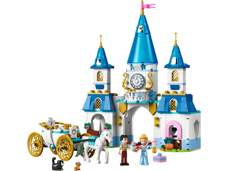 LEGO Disney 43275 Cinderellas Schloss und Pferdekutsche