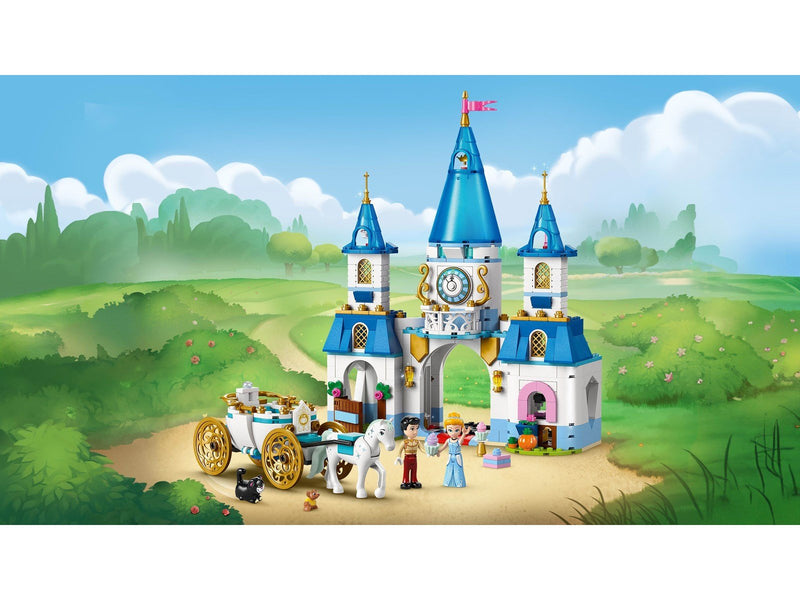LEGO Disney 43275 Cinderellas Schloss und Pferdekutsche