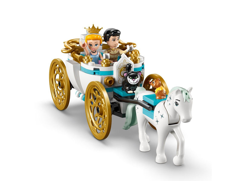 LEGO Disney 43275 Cinderellas Schloss und Pferdekutsche
