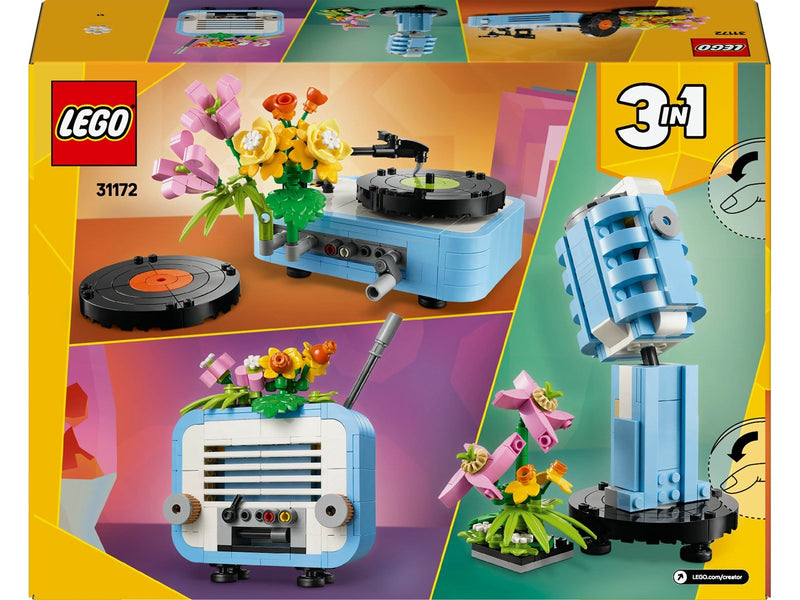 LEGO Creator 31172 Plattenspieler mit Blumen
