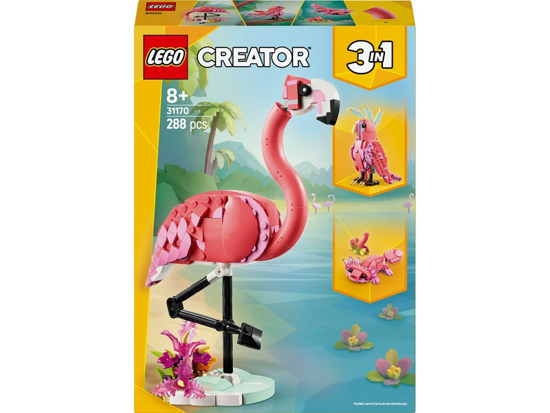 LEGO Creator 31170 Wilde Tiere: Rosa Flamingo