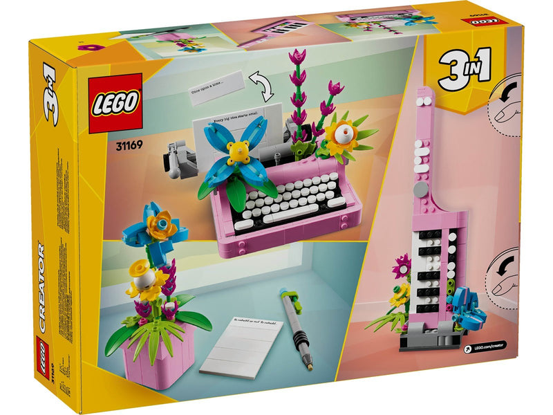 LEGO Creator 31169 Schreibmaschine mit Blumen