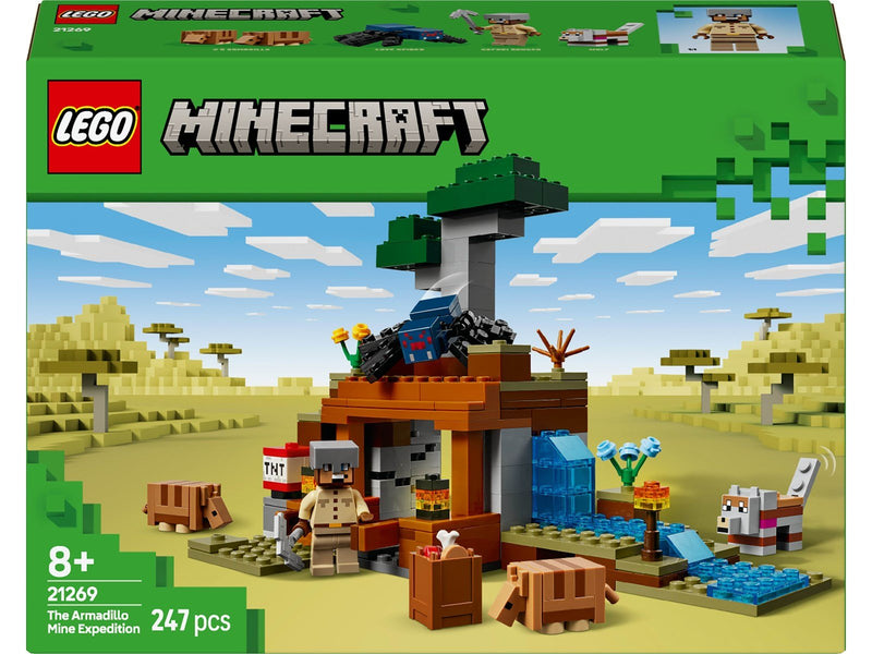 LEGO Minecraft 21269 Die Expedition zur Gürteltiermine