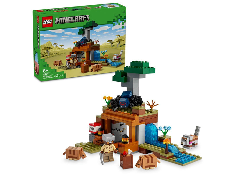 LEGO Minecraft 21269 Die Expedition zur Gürteltiermine
