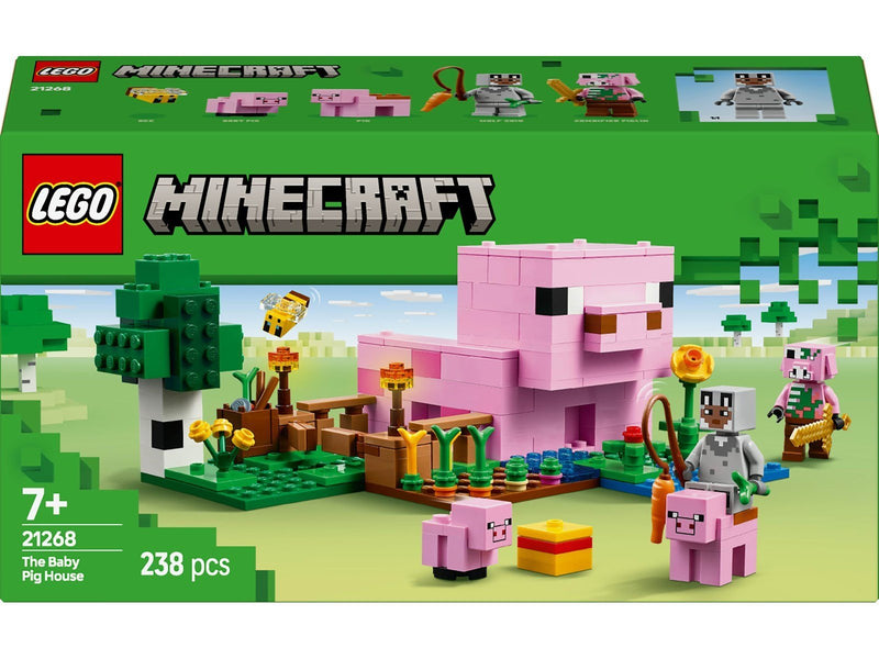 LEGO Minecraft 21268 Das Babyschwein-Haus