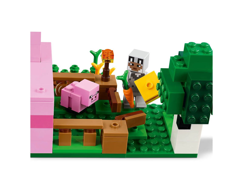 LEGO Minecraft 21268 Das Babyschwein-Haus