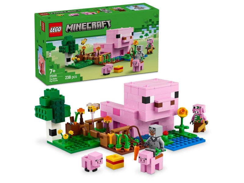 LEGO Minecraft 21268 Das Babyschwein-Haus