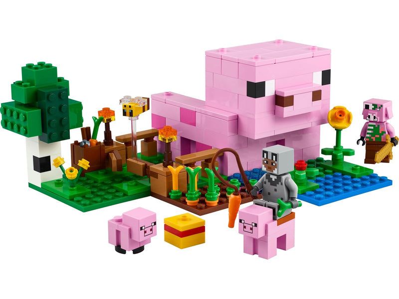 LEGO Minecraft 21268 Das Babyschwein-Haus