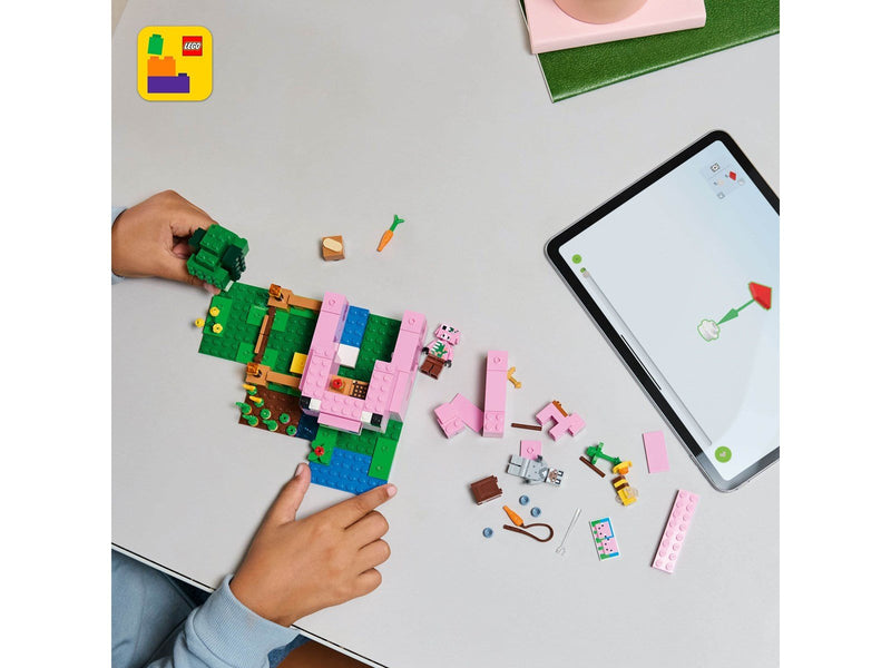 LEGO Minecraft 21268 Das Babyschwein-Haus