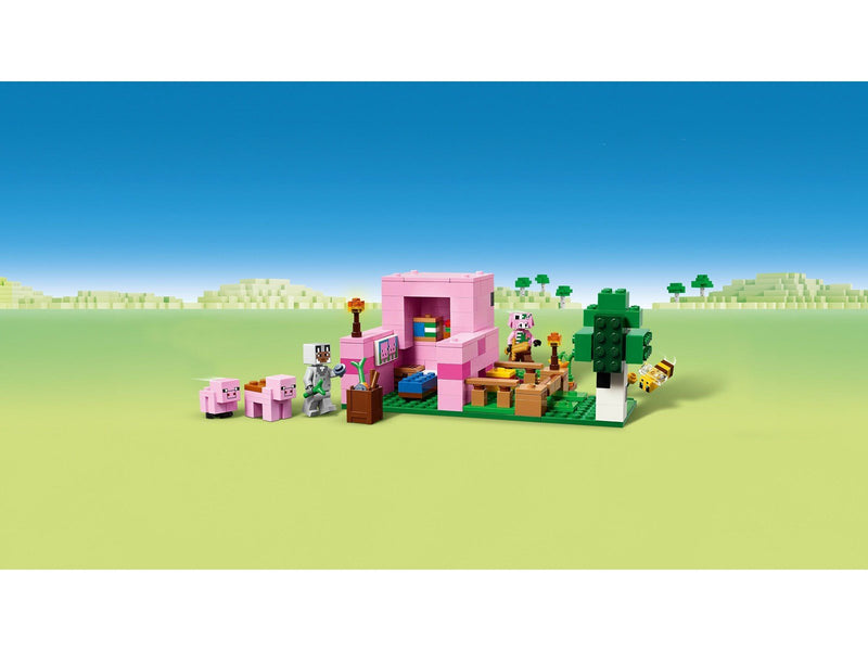 LEGO Minecraft 21268 Das Babyschwein-Haus