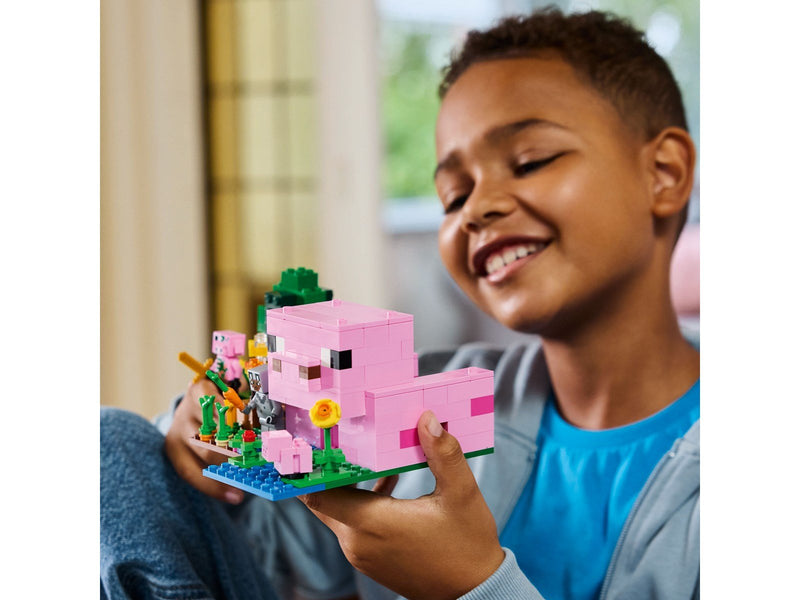 LEGO Minecraft 21268 Das Babyschwein-Haus