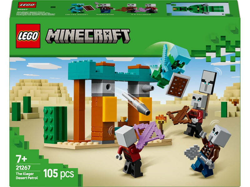 LEGO Minecraft 21267 Die Illager-Wüstenpatrouille