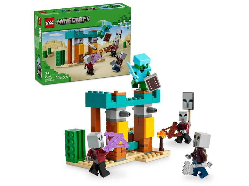 LEGO Minecraft 21267 Die Illager-Wüstenpatrouille