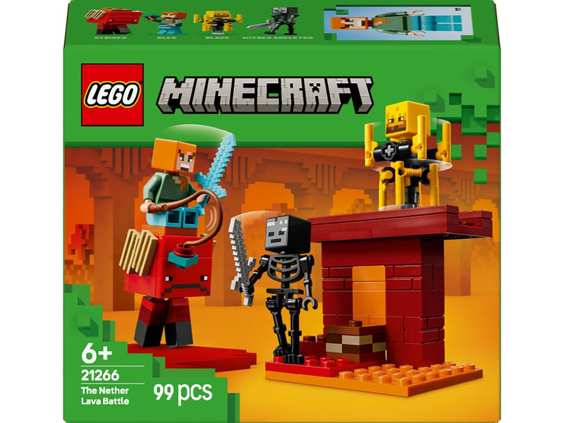 LEGO Minecraft 21266 Das Lava-Duell im Nether