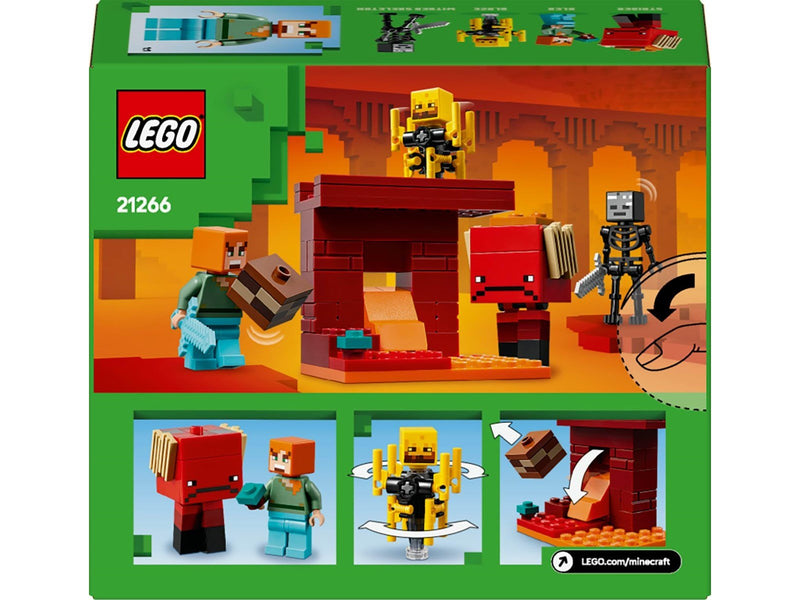 LEGO Minecraft 21266 Das Lava-Duell im Nether