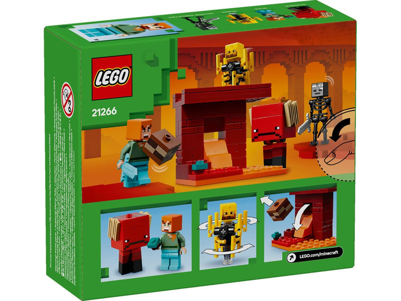 LEGO Minecraft 21266 Das Lava-Duell im Nether