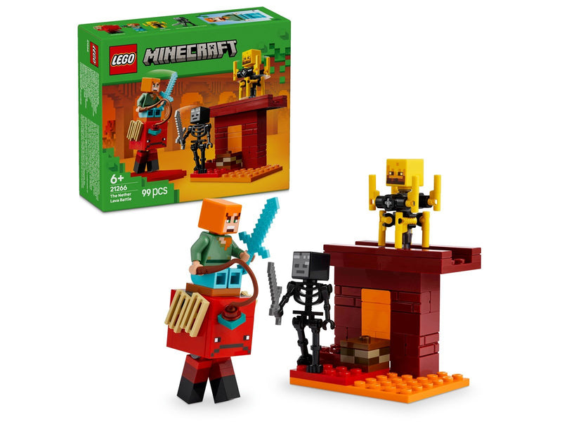 LEGO Minecraft 21266 Das Lava-Duell im Nether