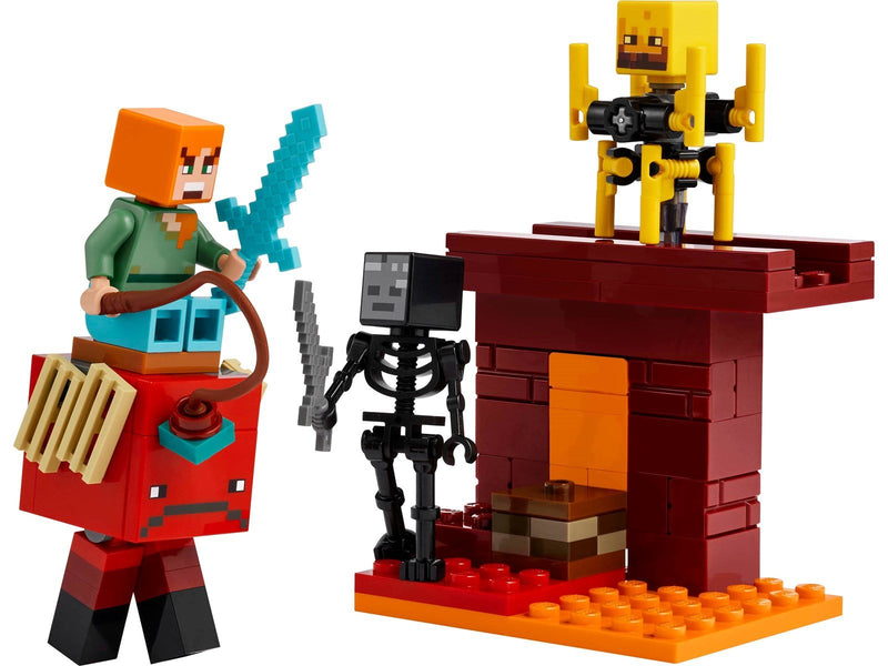 LEGO Minecraft 21266 Das Lava-Duell im Nether
