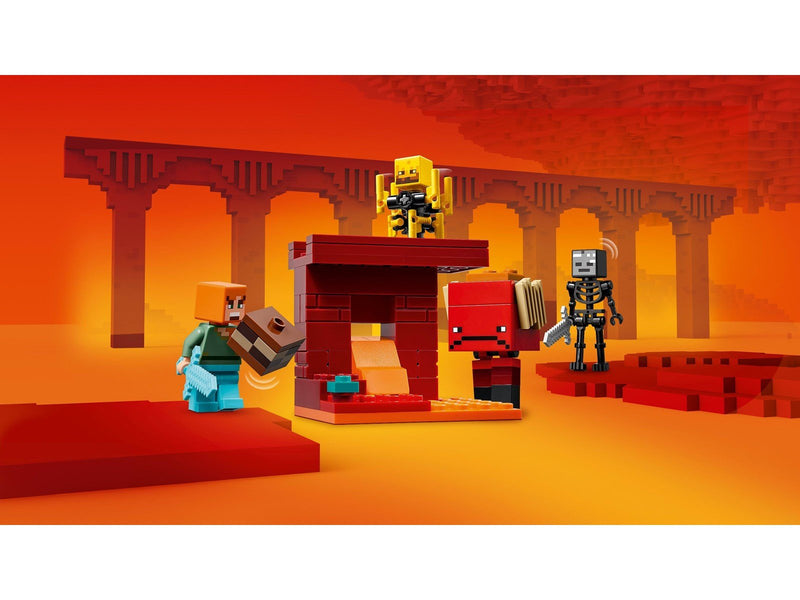 LEGO Minecraft 21266 Das Lava-Duell im Nether