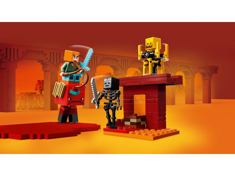 LEGO Minecraft 21266 Das Lava-Duell im Nether