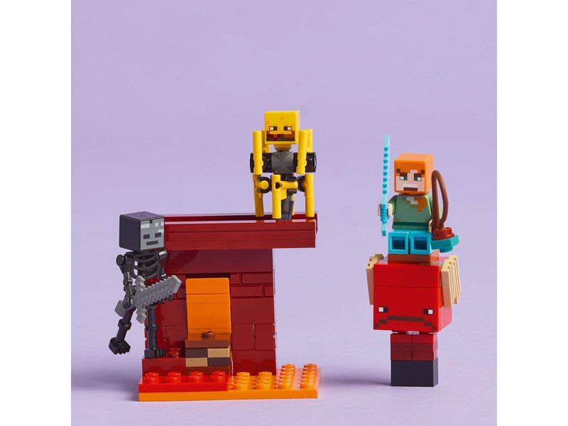 LEGO Minecraft 21266 Das Lava-Duell im Nether