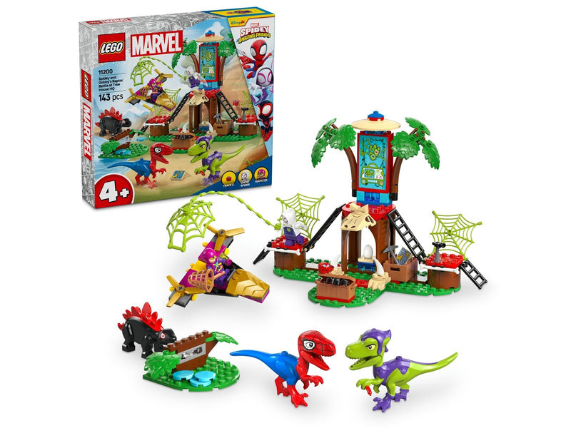 LEGO Super Heroes Marvel 11200 Showdown am Baumhaus: Spidey-Rex vs. Gobby-Raptor