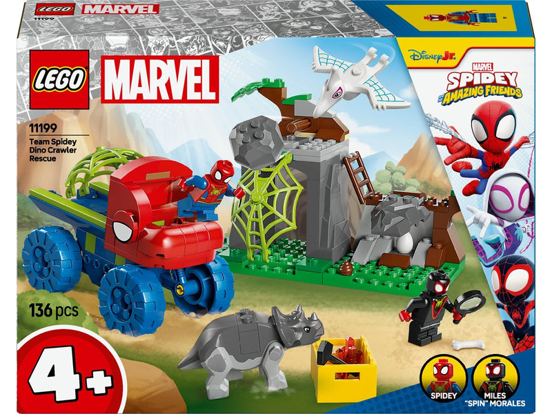 LEGO Super Heroes Marvel 11199 Spideys Team auf Rettungsmission im Dino-Truck