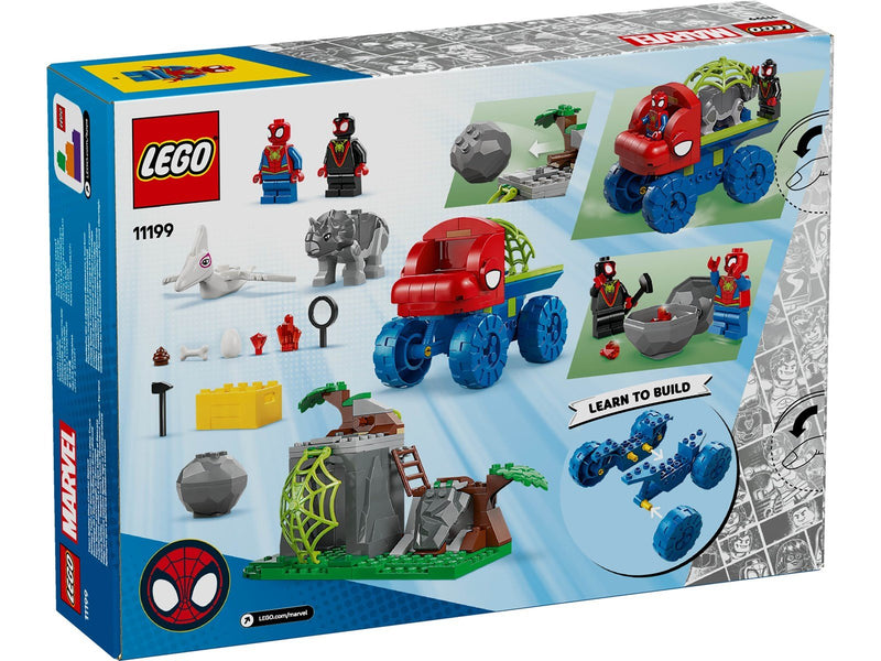 LEGO Super Heroes Marvel 11199 Spideys Team auf Rettungsmission im Dino-Truck