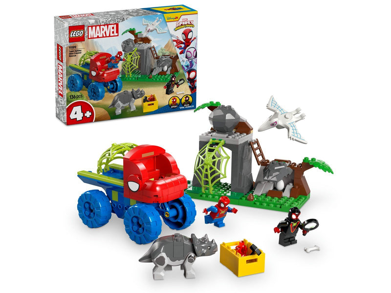 LEGO Super Heroes Marvel 11199 Spideys Team auf Rettungsmission im Dino-Truck