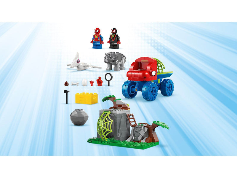 LEGO Super Heroes Marvel 11199 Spideys Team auf Rettungsmission im Dino-Truck