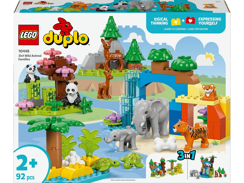 LEGO DUPLO 10446 Wildtier-Familien 3-in-1-Set