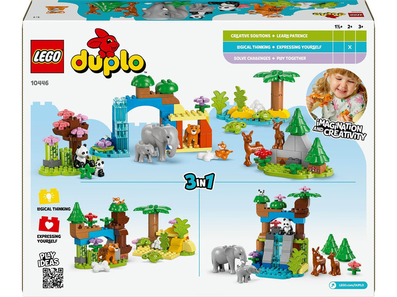LEGO DUPLO 10446 Wildtier-Familien 3-in-1-Set