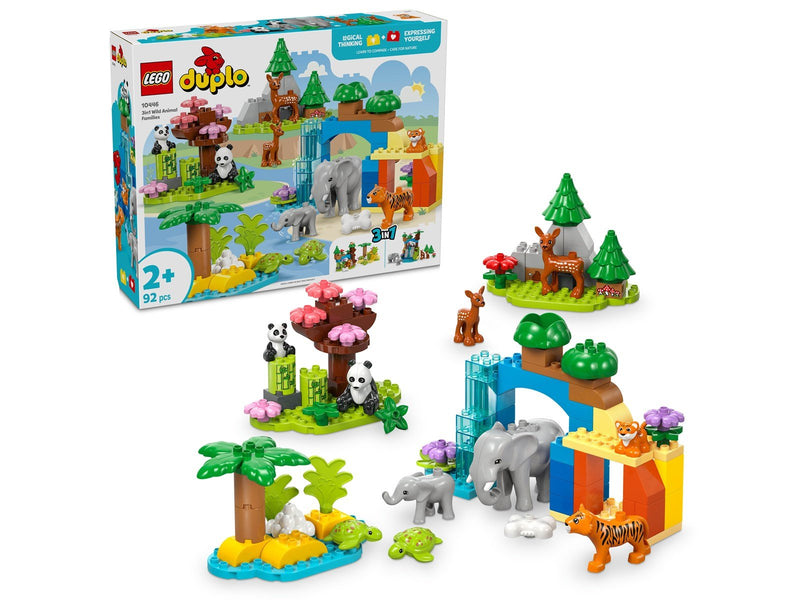 LEGO DUPLO 10446 Wildtier-Familien 3-in-1-Set