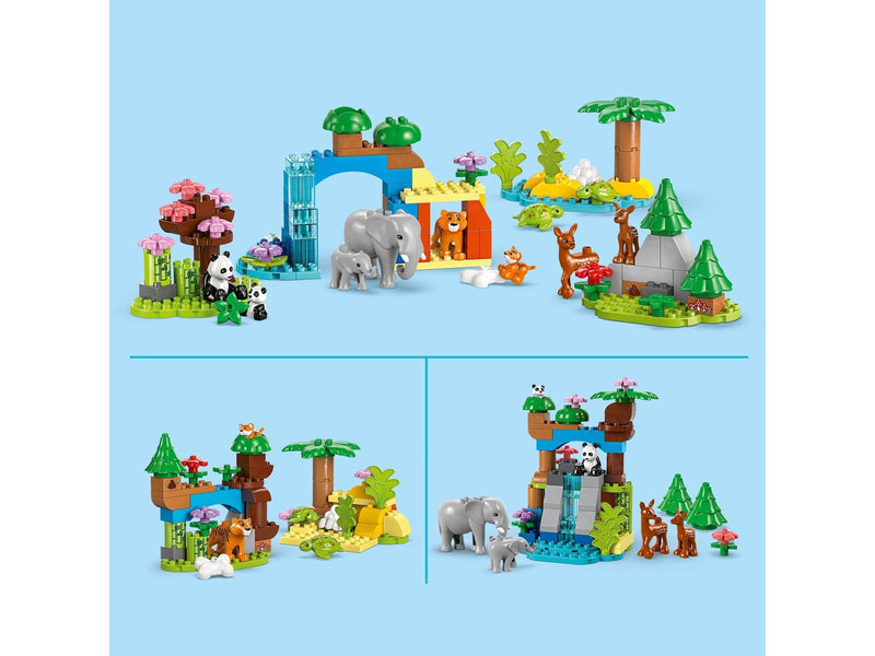 LEGO DUPLO 10446 Wildtier-Familien 3-in-1-Set