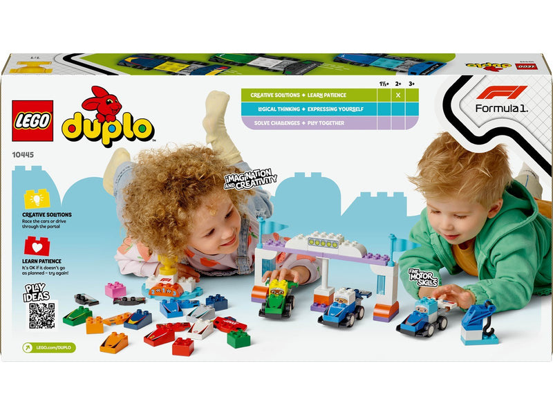 LEGO DUPLO 10445 F1® Team Rennautos mit Rennfahrern