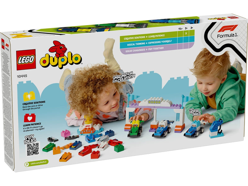 LEGO DUPLO 10445 F1® Team Rennautos mit Rennfahrern