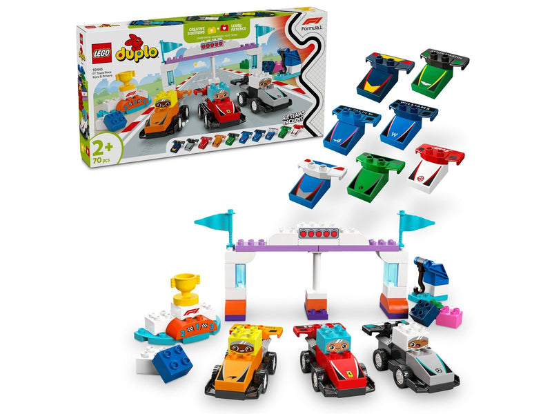 LEGO DUPLO 10445 F1® Team Rennautos mit Rennfahrern