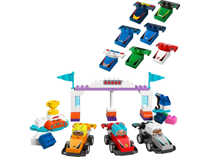 LEGO DUPLO 10445 F1® Team Rennautos mit Rennfahrern