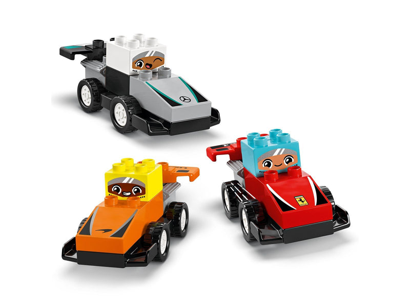 LEGO DUPLO 10445 F1® Team Rennautos mit Rennfahrern